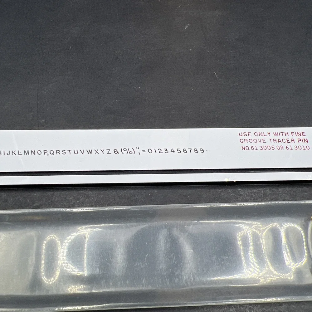 K&E Keuffel & Esser Leroy 61 0250-60C Lettering Template (Pen 4/0)